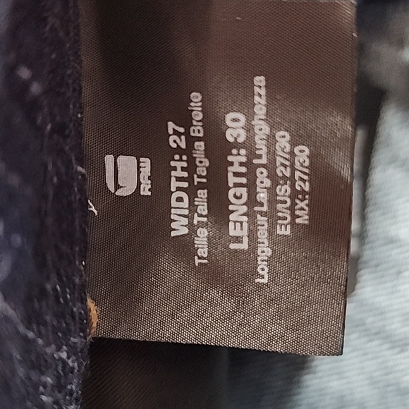 G-Star Striped Denim Midge Saddie Boyfriend Jeans - Picture 9 of 14